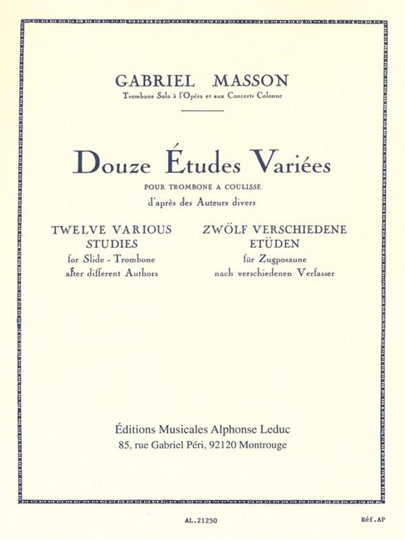 12 Etudes Variées