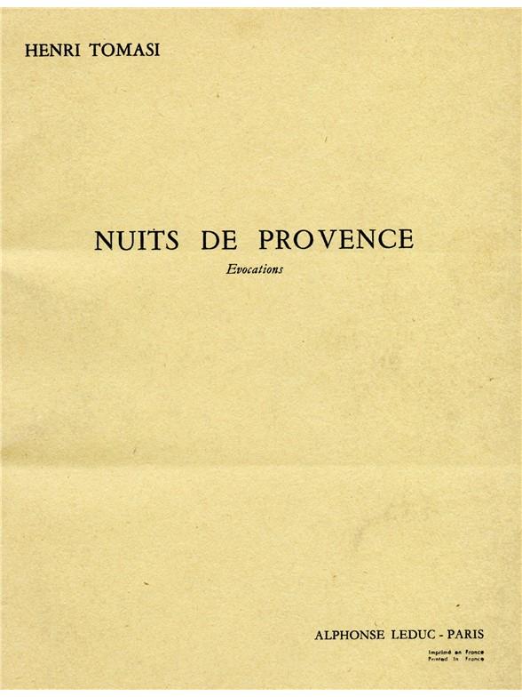 Nuits De Provence (TOMASI HENRI)