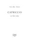 Capriccio (Violon Et Orch)