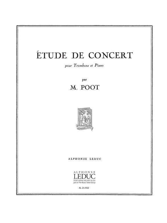 Etude De Concert (POOT MARCEL)