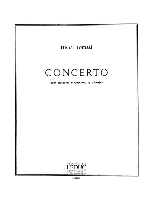 Concerto (Hautbois Orchestre De Chambre Hautbois Et Piano (TOMASI HENRI)