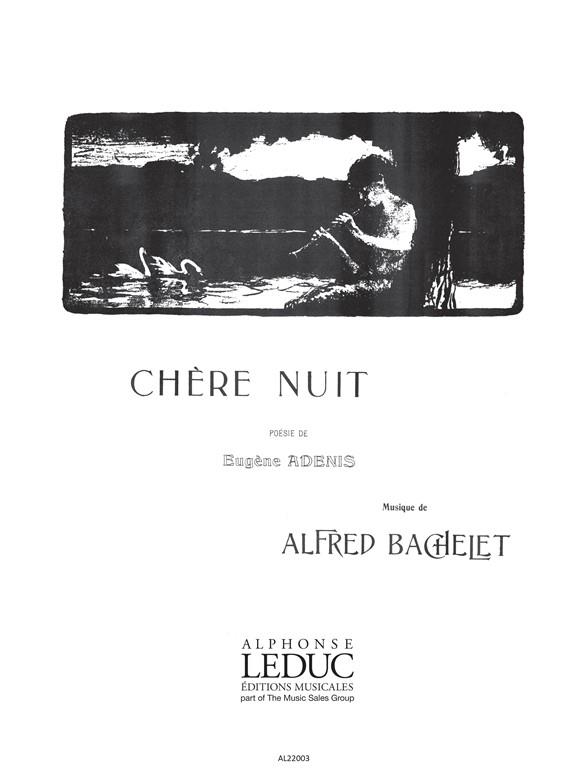 Chere Nuit N02 Chant Mezzo-Soprano Ou Baryton Et Piano