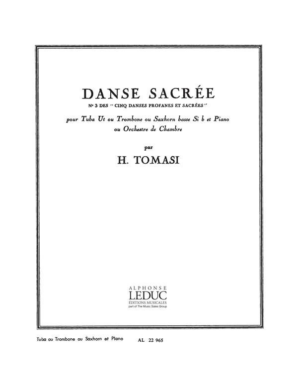 Danse Sacree (TOMASI HENRI)