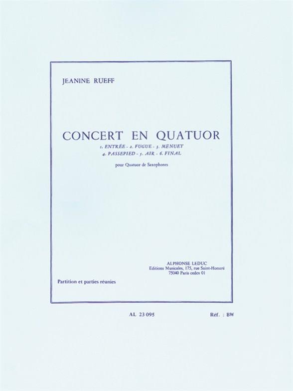 Concert En Quatuor (RUEFF JANINE)