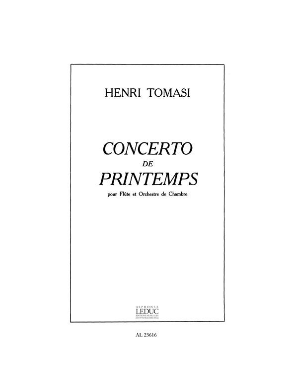 Concerto De Printemps (Flûte