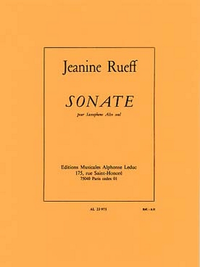 Sonate (RUEFF JANINE)