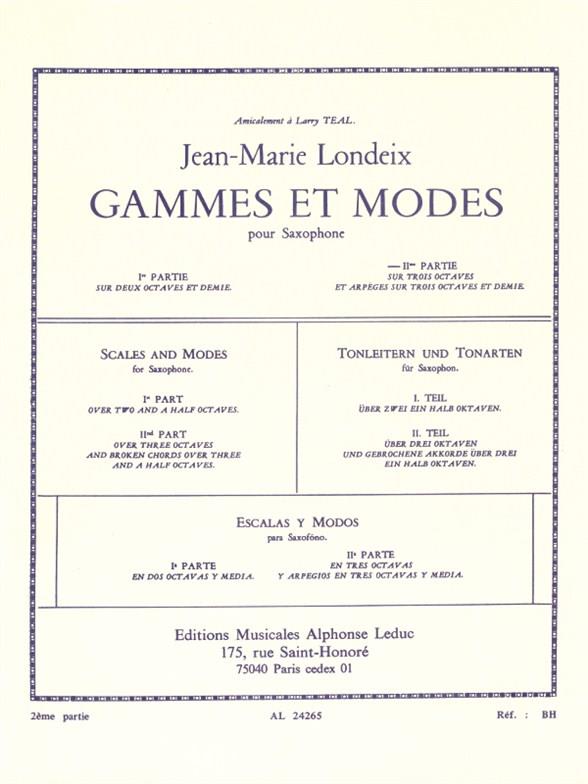 Gammes Et Modes Vol.2
