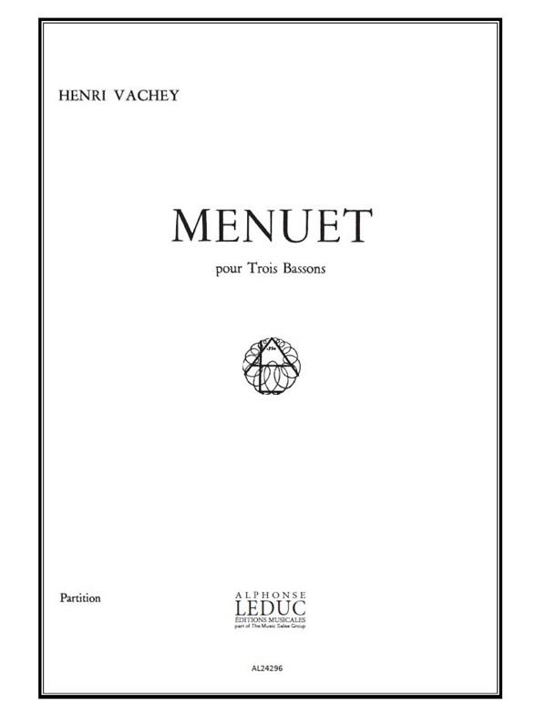 Menuet (VACHEY HENRI)