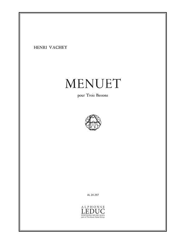 Menuet (VACHEY HENRI)