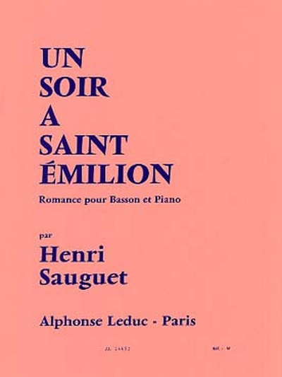 Soir A Saint Emilion (SAUGUET HENRI)