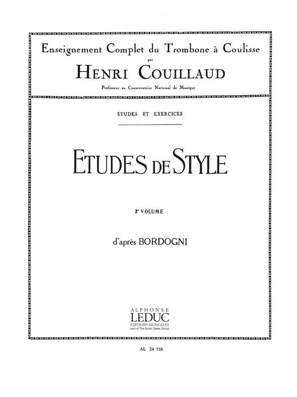 Etudes De Style D'Apres Bordogni Vol.2