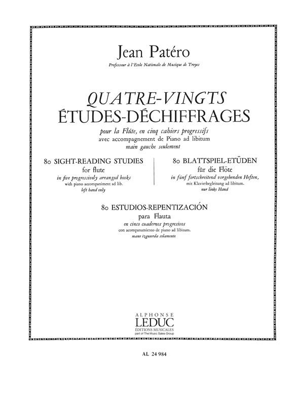 80 Etudes De Dechiffrages Vol.3