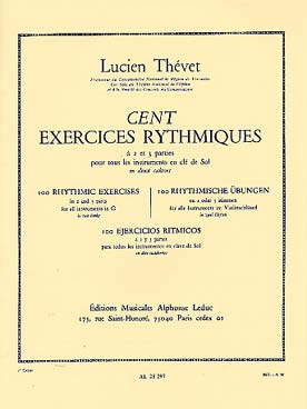 100 Exercices Rythmiques A 2 Vol.1 (THEVET)