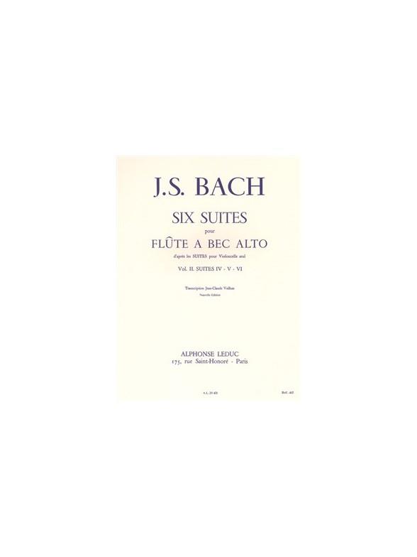 6 Suites (D'Apres Les Suites Pour Violoncelle Vol.2:Suites 4-5-6 F.A B.Alto