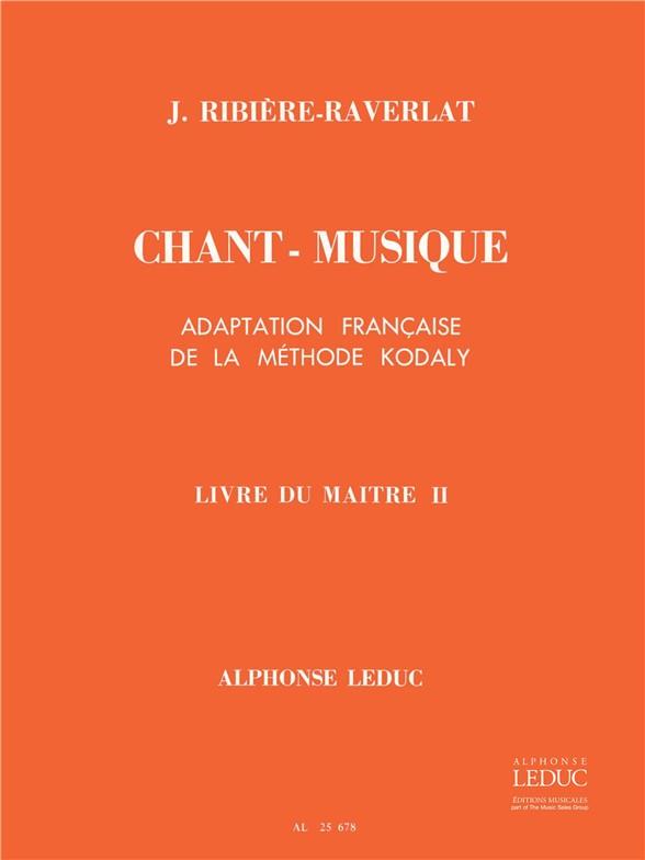 Chant-Musique Elementaire 1Ere Annee Livre Du Maitre Vol.2