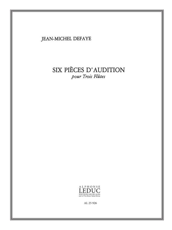 6 Pieces D'Audition