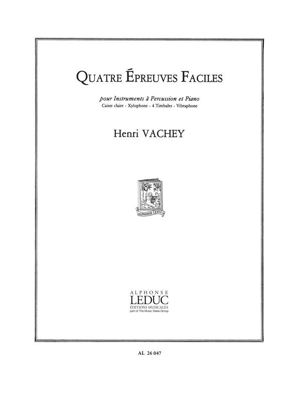 4 Epreuves Faciles (VACHEY HENRI)