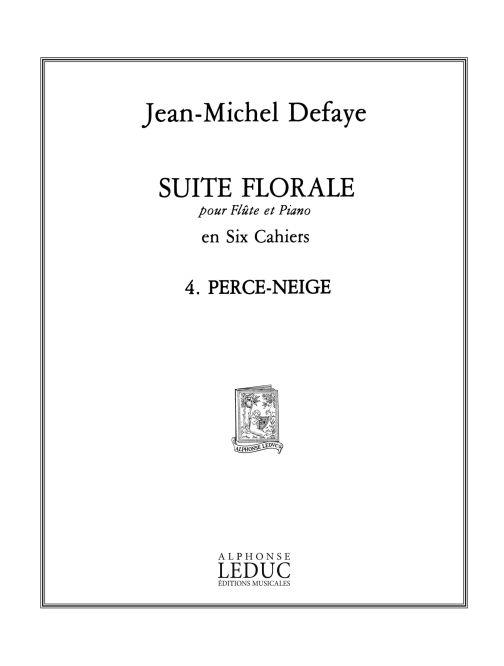 Suite Florale N04:Perce-Neige Flûte Et Piano