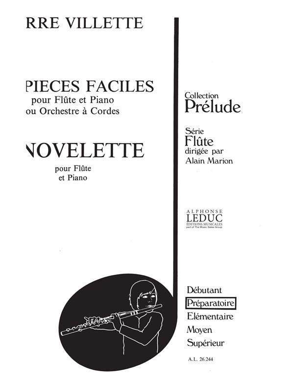 6 Pieces Faciles N03 Novelette Fl Et P Ou Orch Cordes Coll.Bitsch (VILLETTE PIERRE)