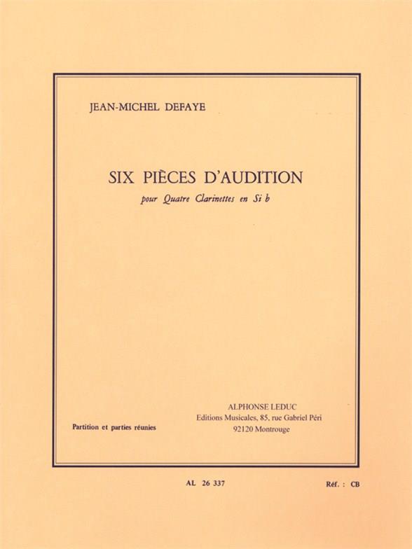 6 Pieces D'Audition