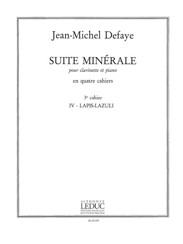 Suite Minerale Vol.3N04-Lapis Lazuli Clarinette Et Piano