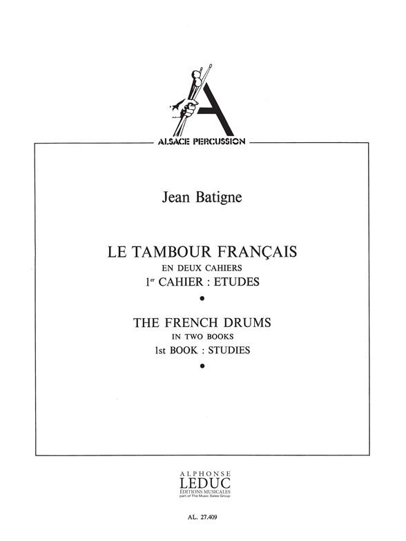 Tambour Francais Vol.1 : Etudes Coll Alsace