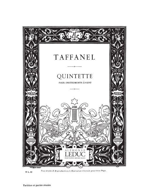 Quintette A Vent (TAFFANEL PAUL)