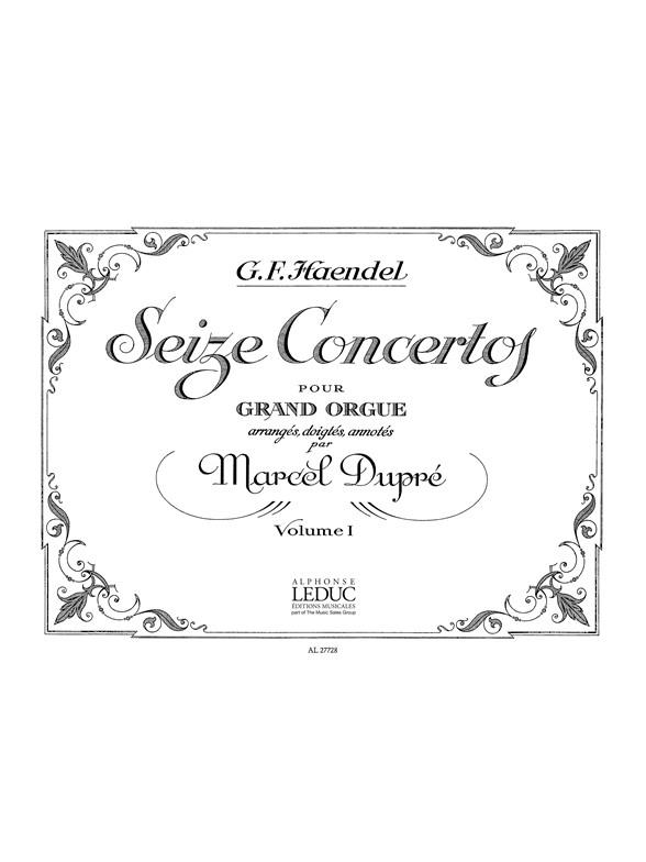 16 Concertos Vol.1/Concertos 1 A 6/Orgue