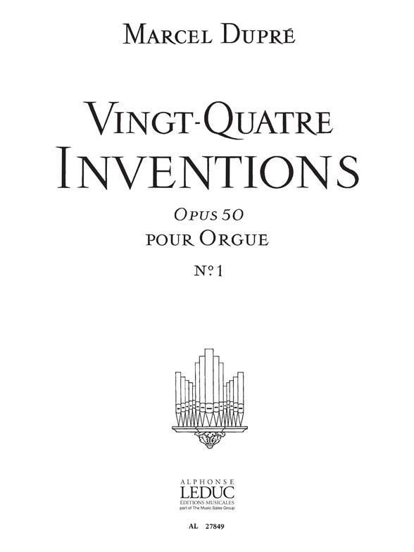 24 Inventions/Opus 50 Vol.1:N01 A 12