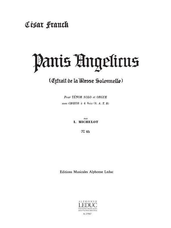 Panis Angelicus/N015
