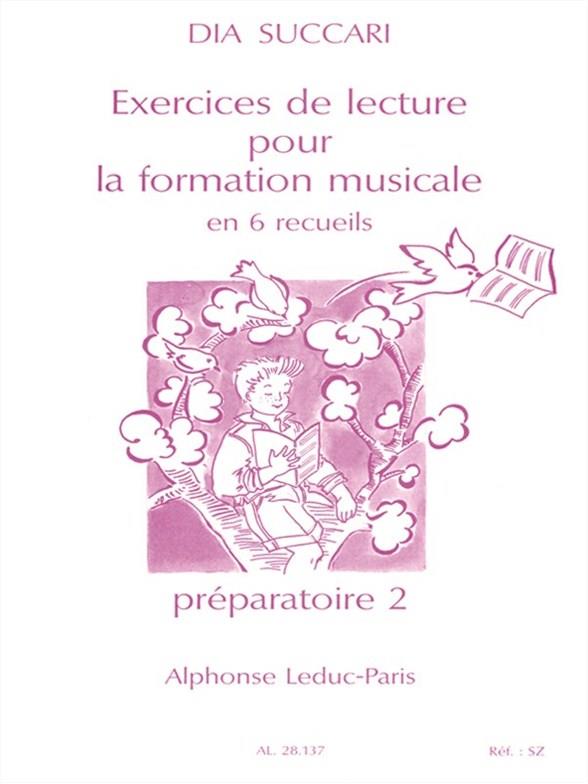 Exercices De Lecture Pour La Formation Musicale - Vol.4 - Preparatoire 2 (SUCCARI DIA)