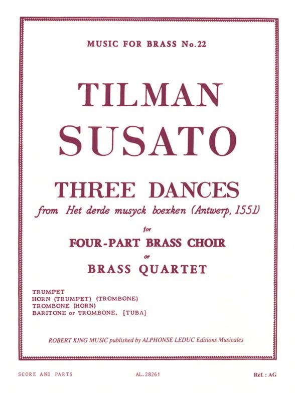3 Danses (SUSATO TIELMAN / KING)