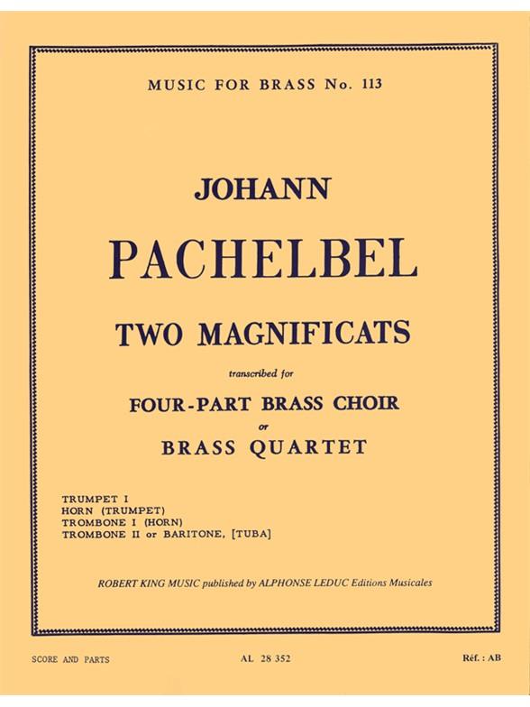 2 Magnificats (PACHELBEL JOHANN / KING)