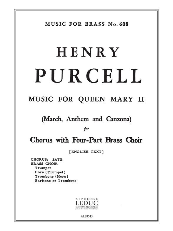 Music For Queen Mary 2 (PURCELL HENRY / KING)