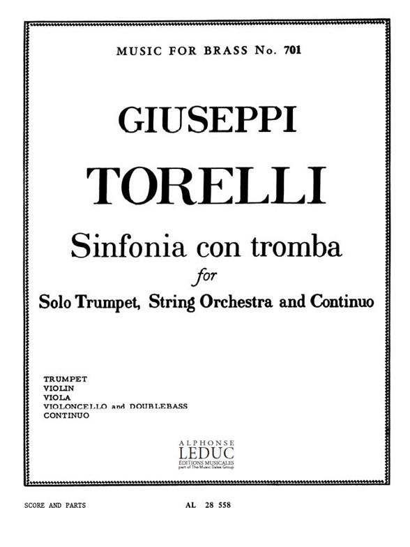 Sinfonia Con Tromba (TORELLI GIUSEPPE / BERGER)