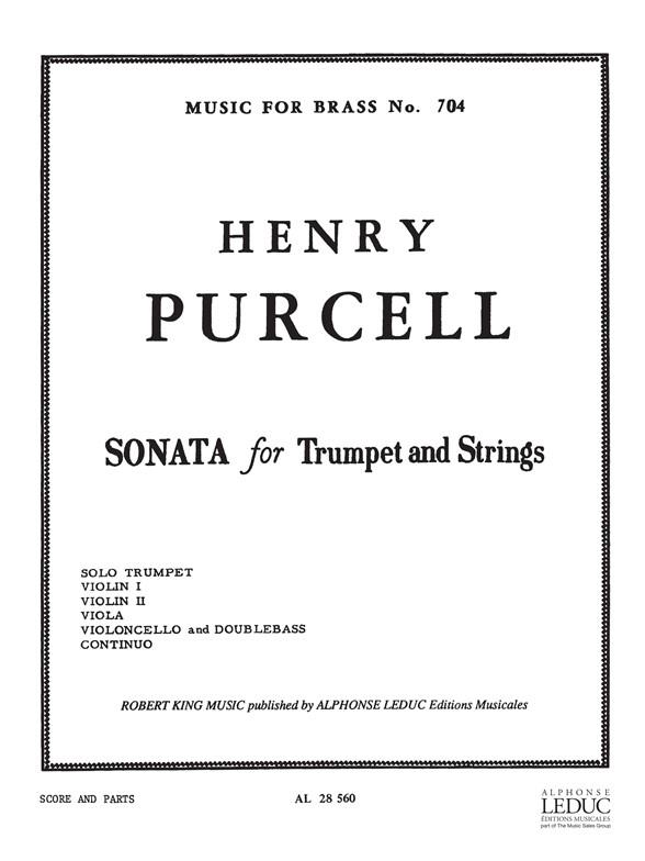 Sonata For Trumpet And Strings (PURCELL HENRY / GHITALLA)