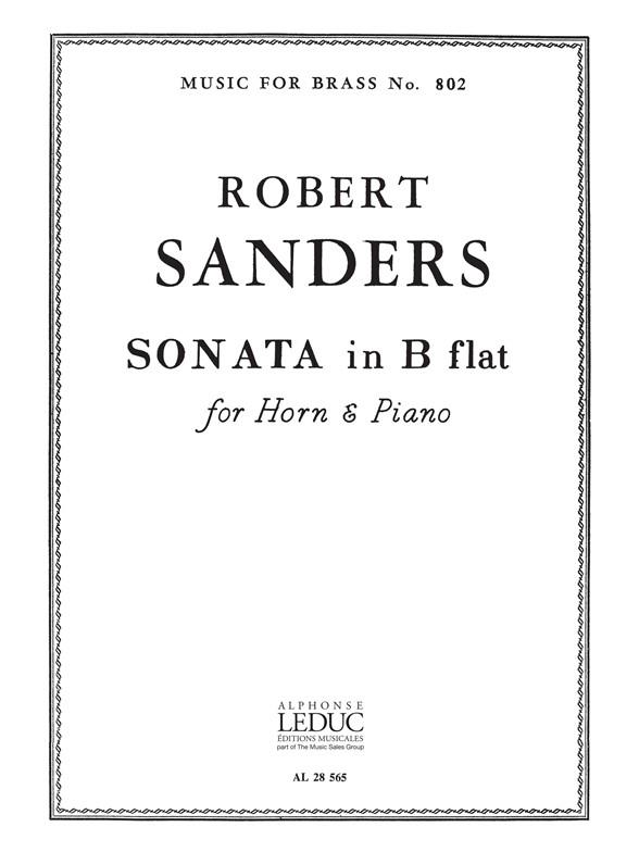 Horn Sonata (SANDERS)