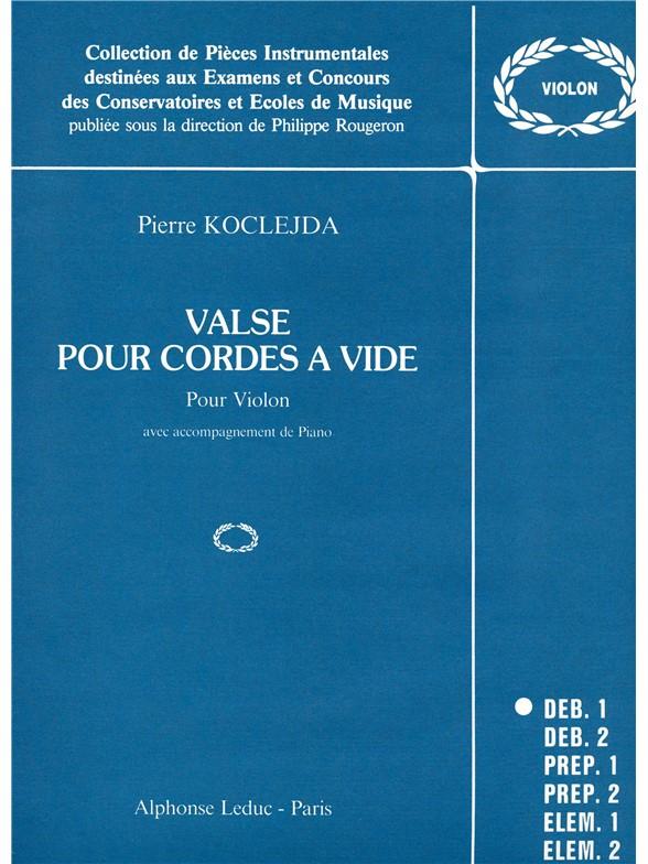 Valses Pour Cordes A Vide