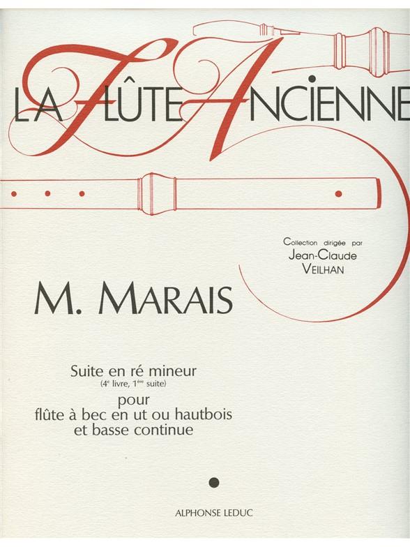 Suite En Re Mineur (4ème Livre 1Ere SuiteFlûte A Bec En Ut Ou Hautbois Et B.C.