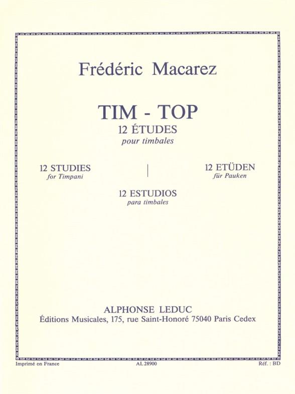 Tim - Top - 12 Etudes