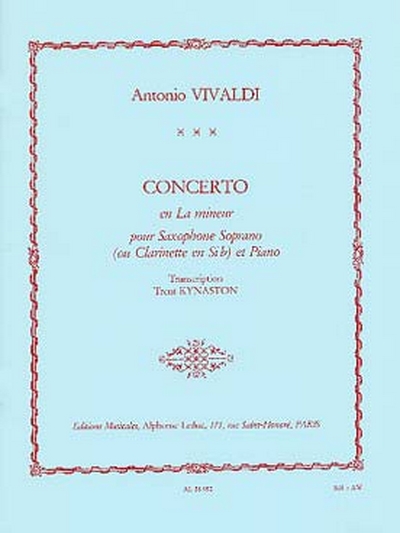 Concerto En La Mineur (VIVALDI / KYNASTON)