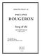 Song Of Old (ROUGERON PHILIPPE / KING)