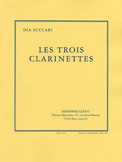 3 Clarinettes (SUCCARI DIA)