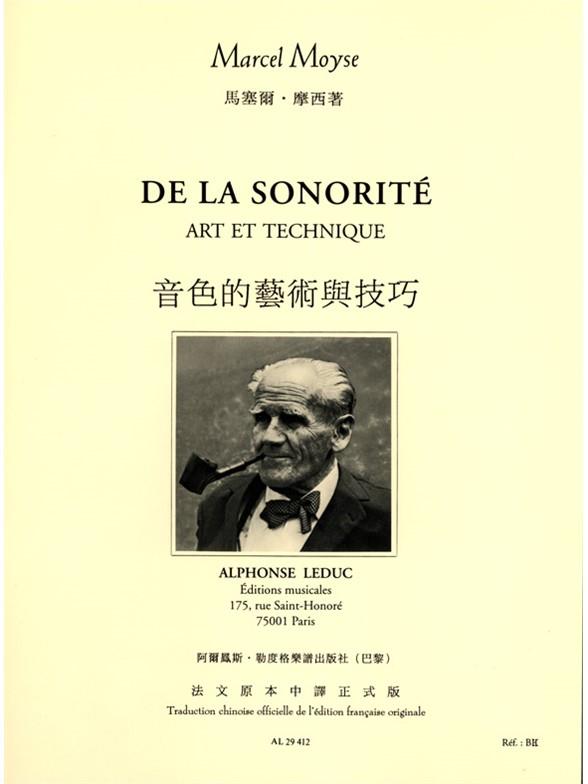 De La Sonorite Art Et Technique Flûte Version Chinoise