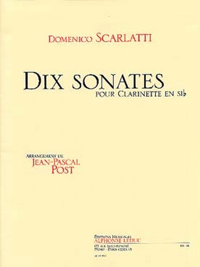 10 Sonates (SCARLATTI / POST)