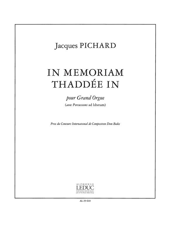 In Memoriam Thaddee In (PICHARD)