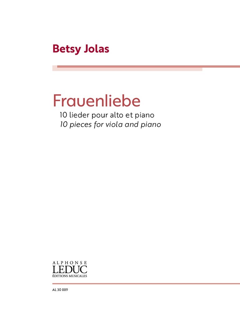 Frauenliebe (JOLAS BETSY)