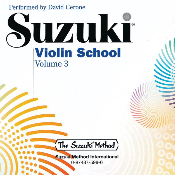 Suzuki Cd Seul Violin School Vol.3 (D. Cerone Performs) (SUZUKI SHINICHI)