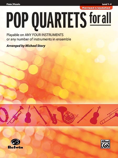 Pop Quartets For All Fl,Pic (Rev) (STORY MICHAEL)