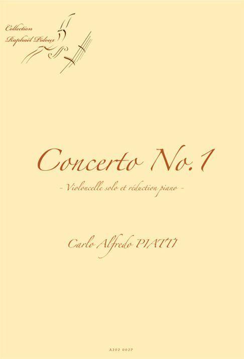 Concerto No 1 - Reduc Piano - (PIATTI CARLO ALFREDO)